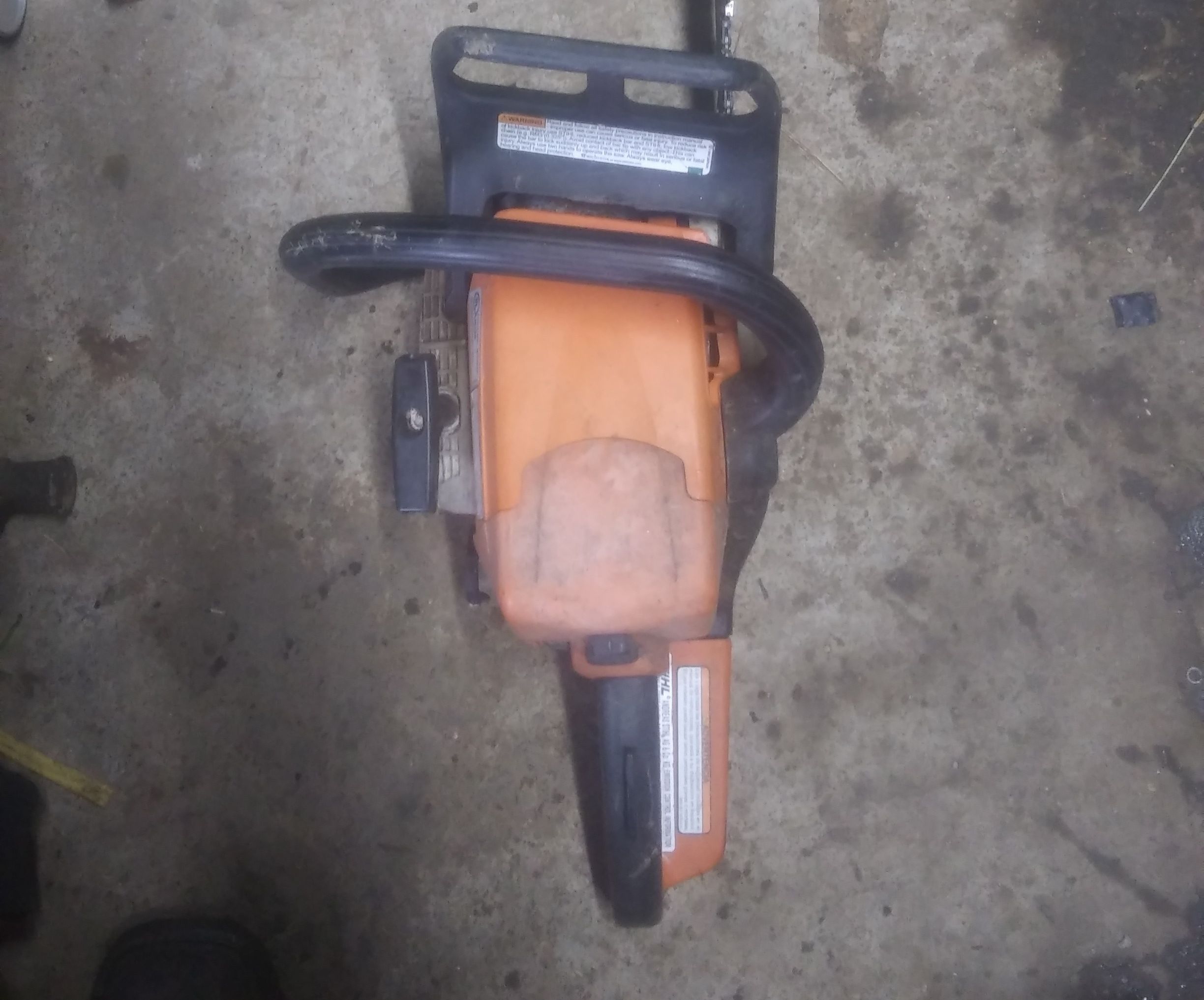 How to Fix Stripped Bar Stud Holes on a Stihl MS250 Chainsaw