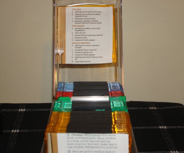 Recipe Box and Holder