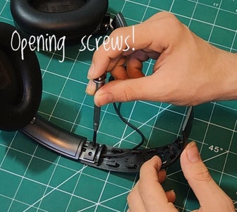 Opening the Headphones