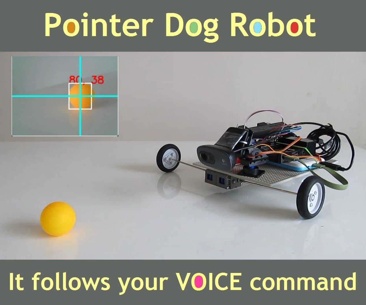 Pointer Dog Robot With RPi and Arduino