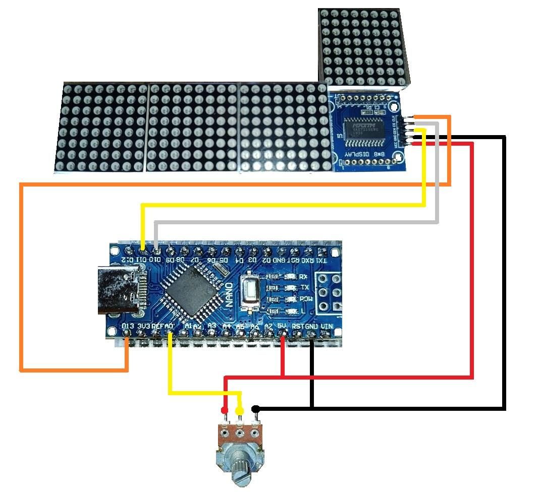MAX7219 to Display the Analog Port Value (five Minute Setup) : 3