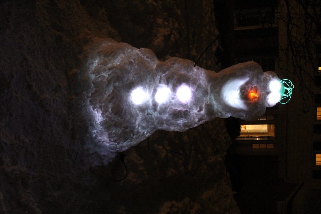 Introducing Olaf the LED Snowman