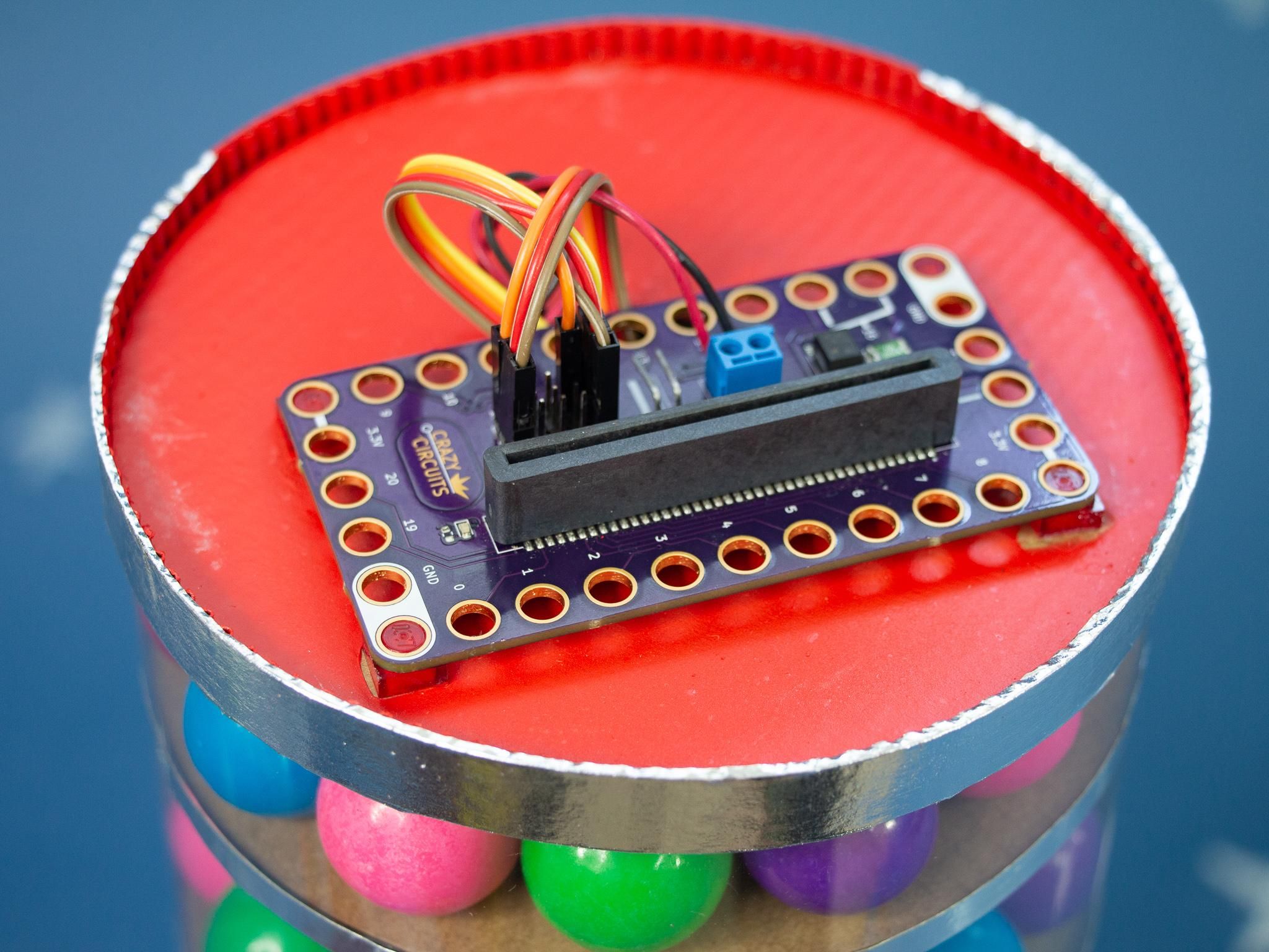 Hands-Free Cardboard Gumball Machine : 18 Steps (with Pictures ...