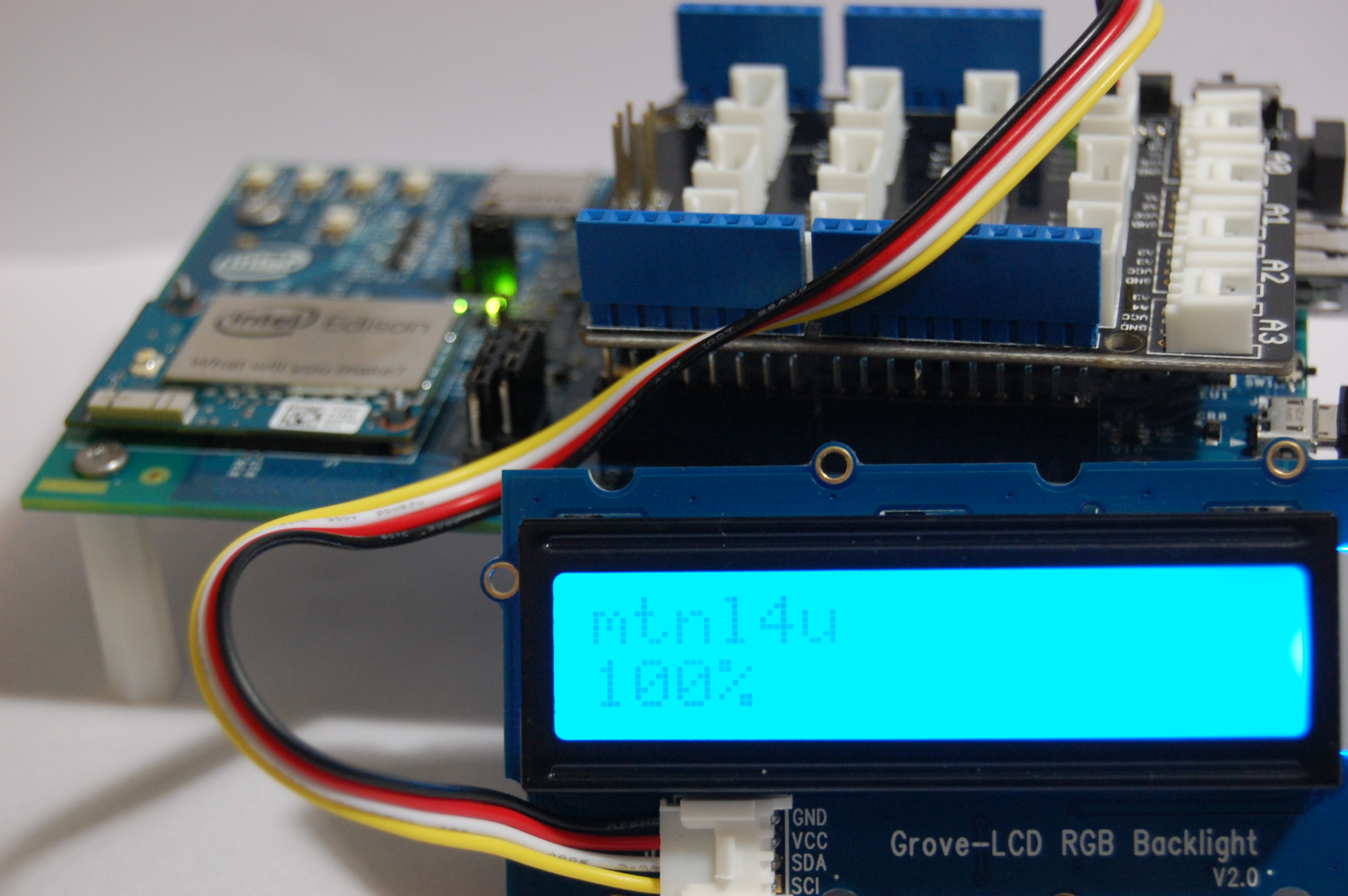 Intel Edison WiFi Network Scanner