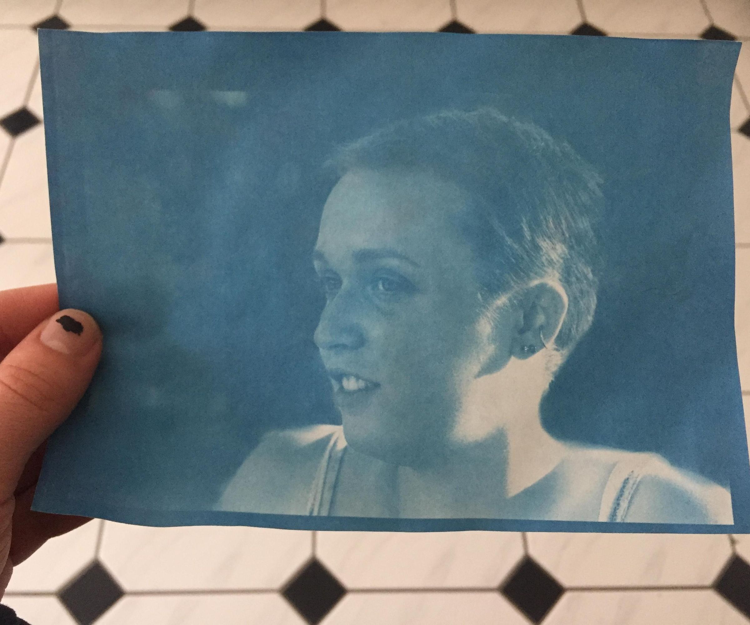 Inkjet Transparency Sheet Cyanotypes
