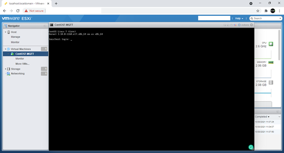 CentOS 7.0 Installation - the First VM