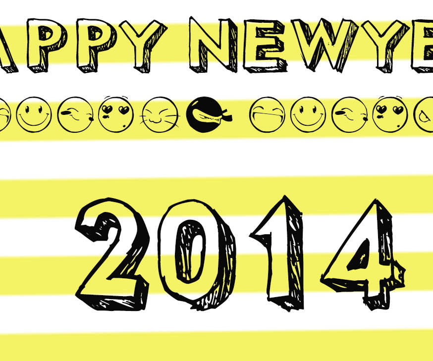 how to make a new year e-card in photoshop