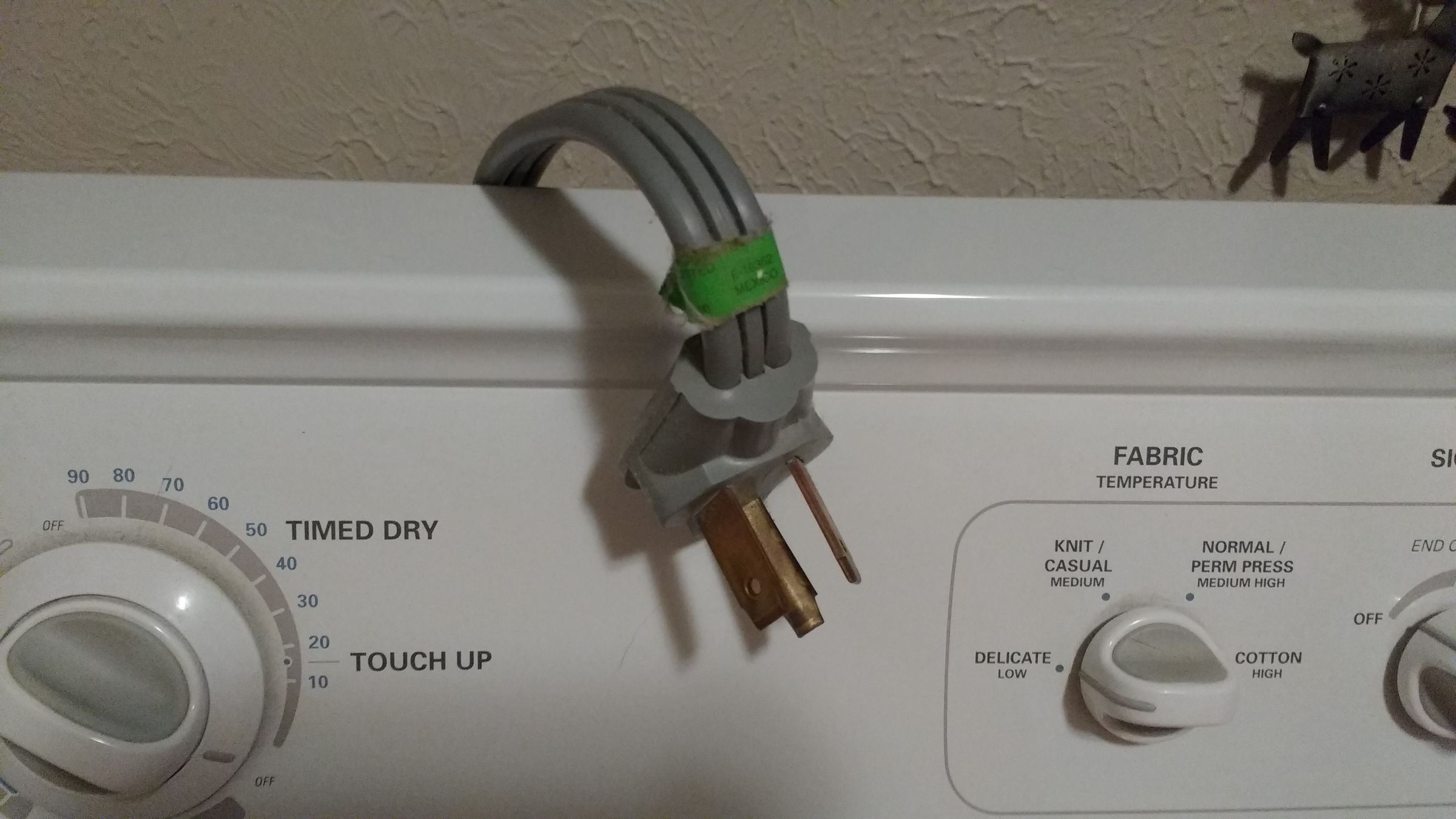 Replacing the Thermostat in a Kenmore Series 90 Dryer (Electric) Made