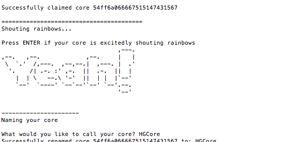 Finally - SHOUTING RAINBOWS