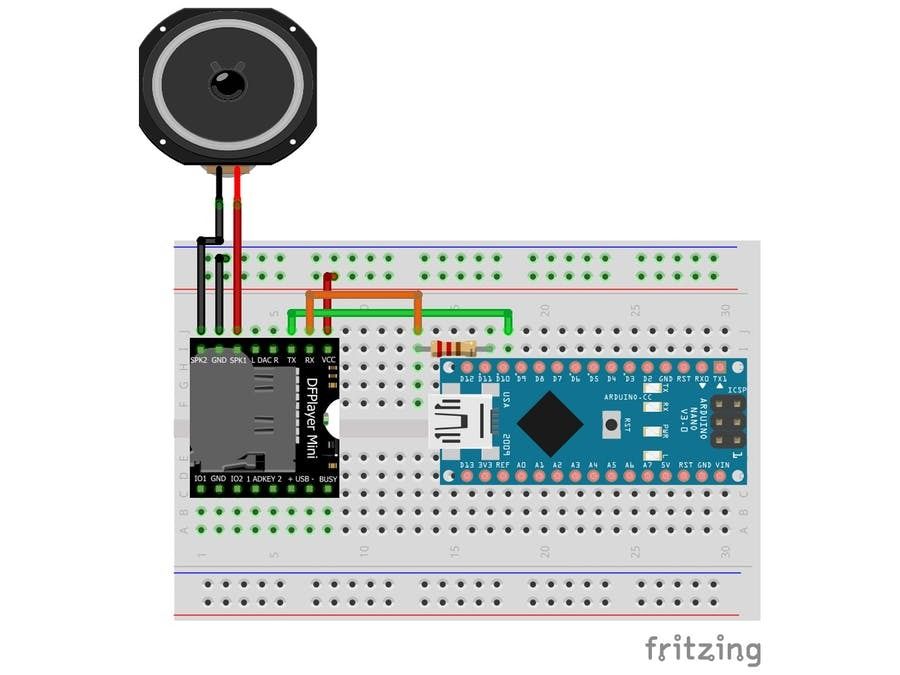How to Use the DFMini Player MP3 Module With Arduino : 4 Steps ...