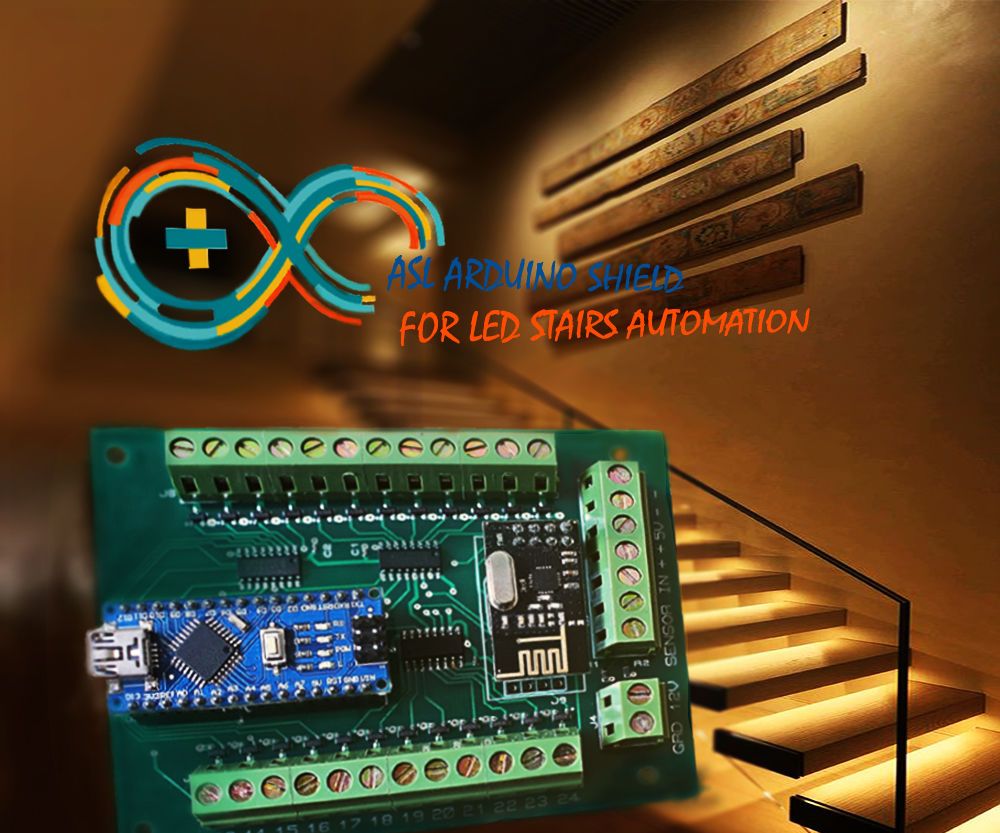 Easy Stairs Back Light Automation
