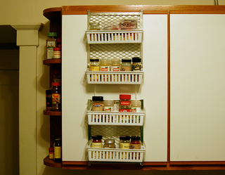 7 Wall Mounted no drill Spice Rack 4 Steps Instructables