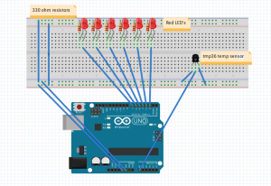 Arduino Portable Temperature Display