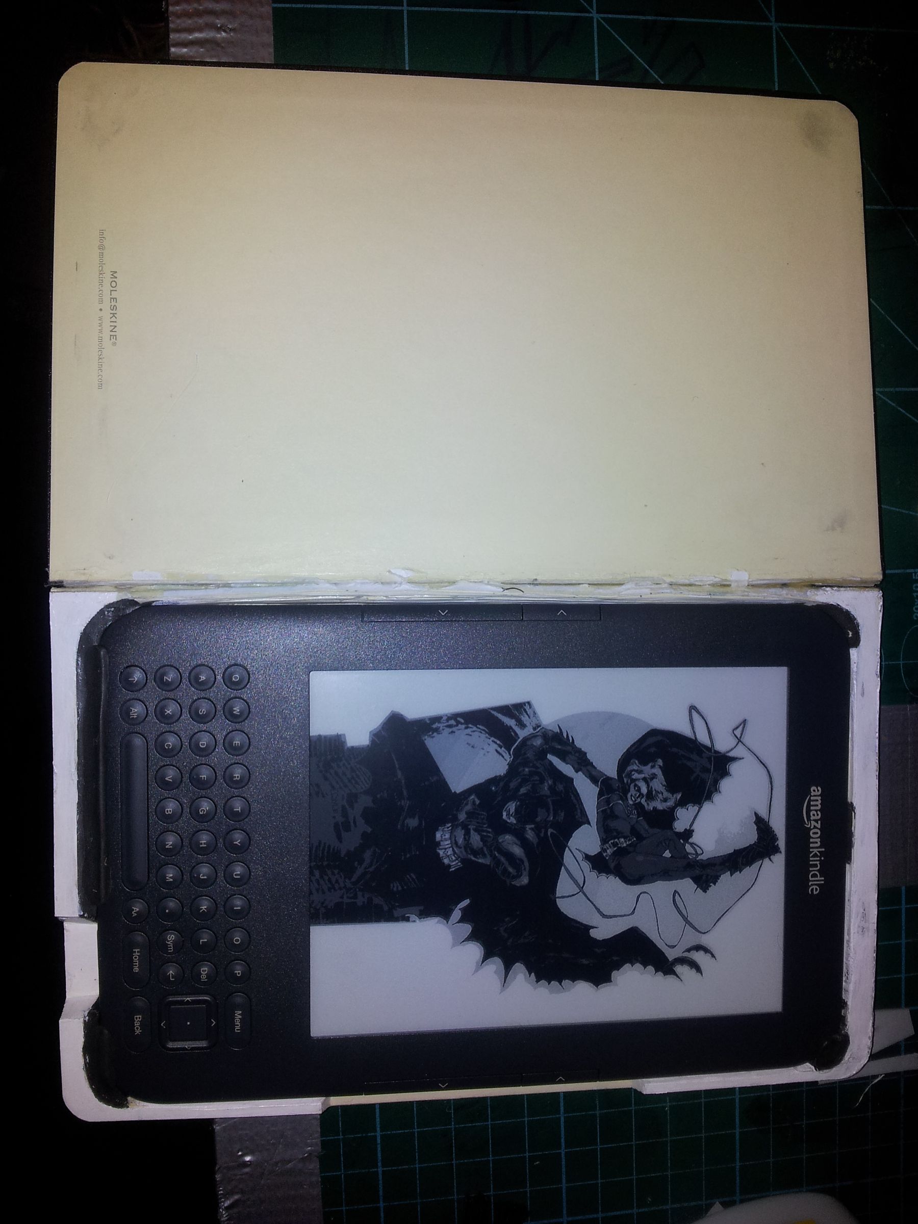 Moleskine Kindle Keyboard Case 9 Steps Instructables