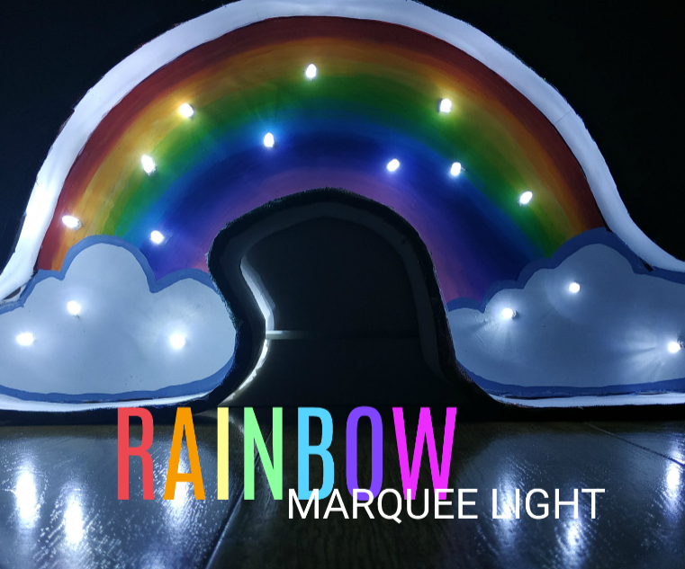 Rainbow Marquee Light