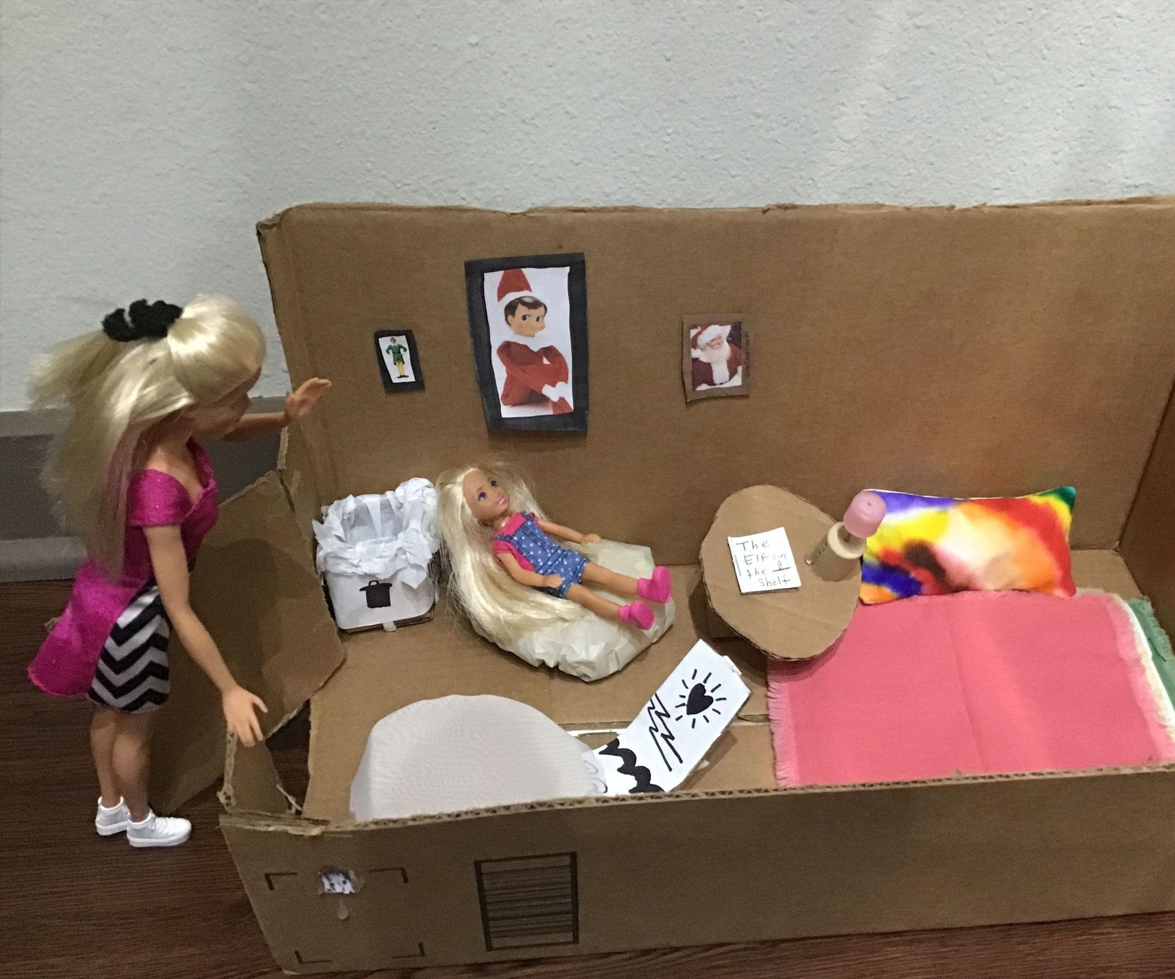 Tiny Elf-on-The-Shelf Furniture