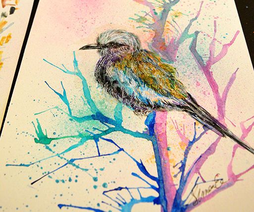 How to Paint Birds in Watercolor