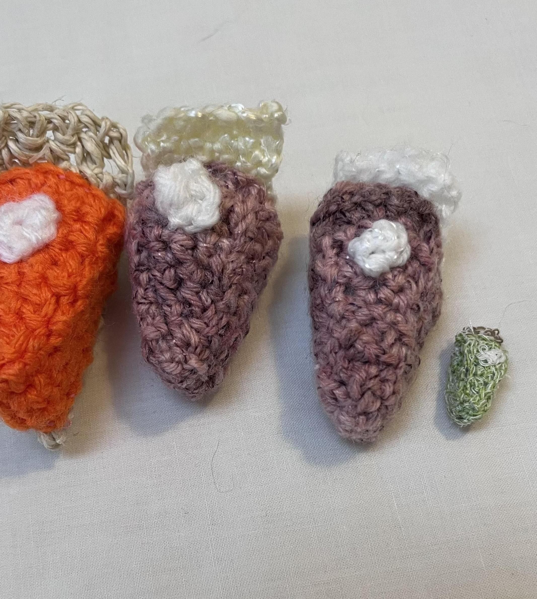 Crochet Pie Piece DIY W/ Chart & Written Pattern