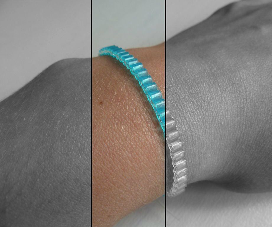 Single Row 'perler Beads' Bracelet