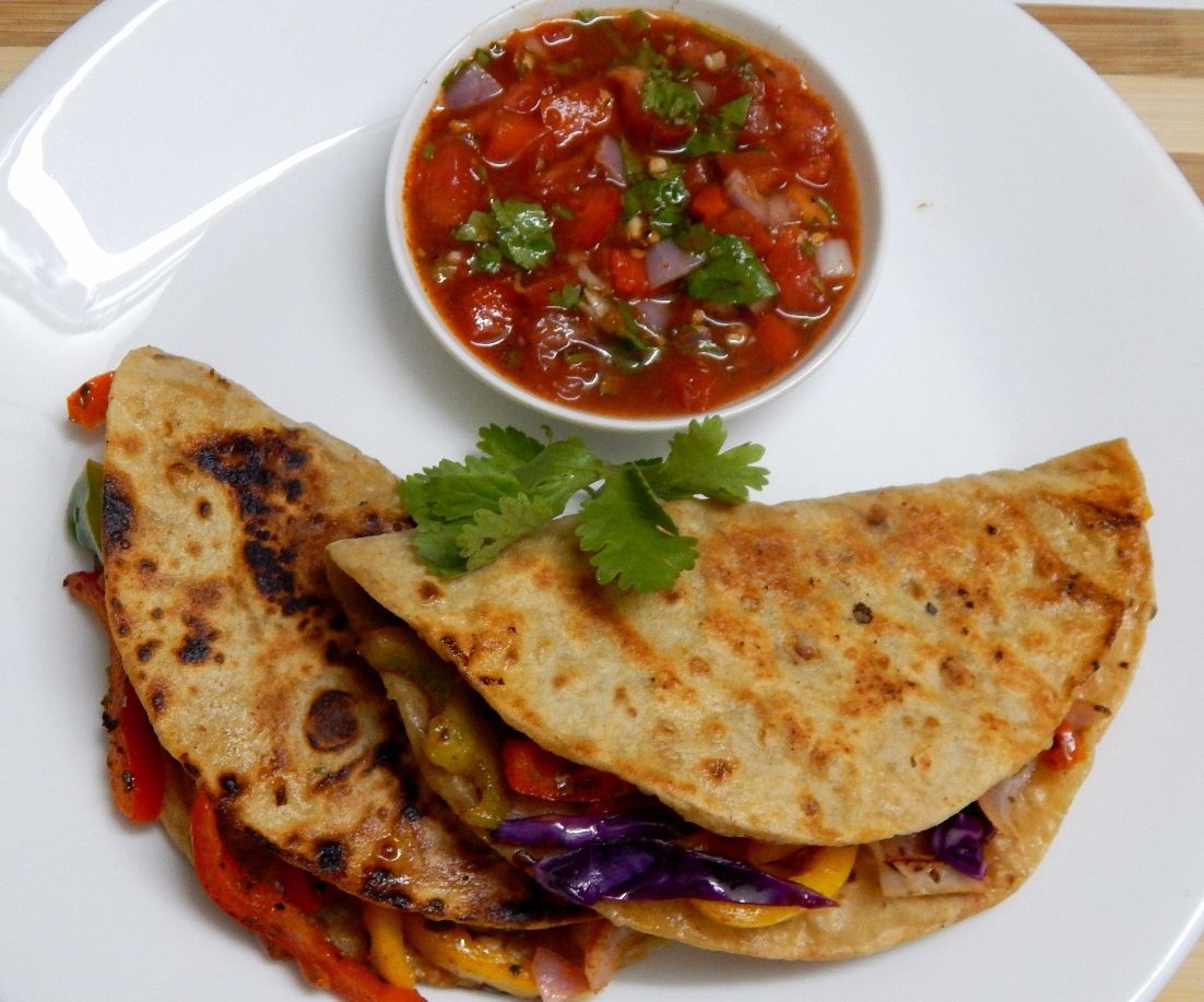 Quick Veggie Fajitas