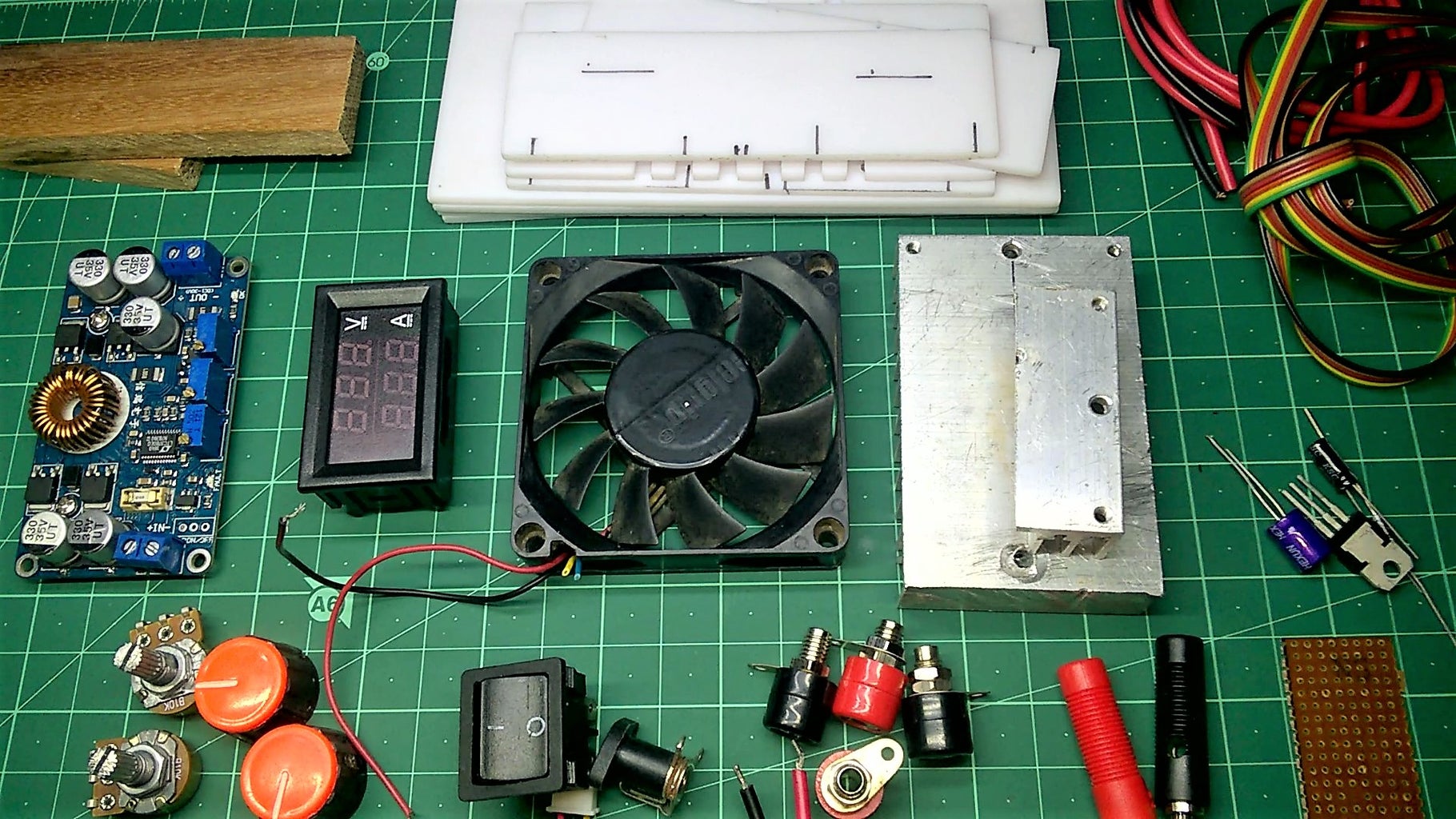 DIY Variable Power Supply With Adjustable Voltage and Current 14 Circuit Diagram