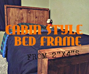 Cabin Style Bed Frame (from 2"x4"s)