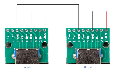 Connect Voltage and Ground Wires