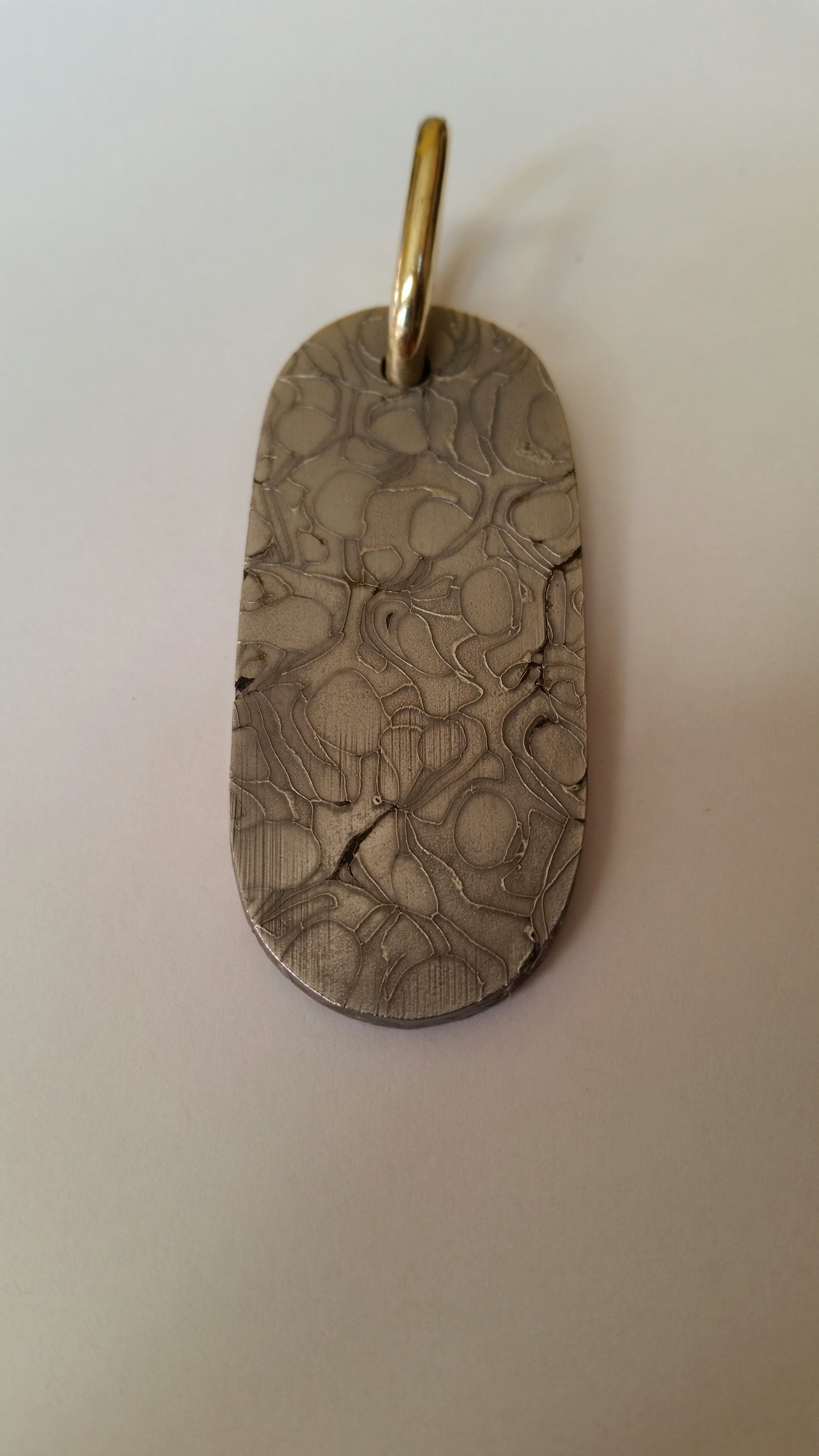 Bicycle/Chainsaw Chain Damascus Steel