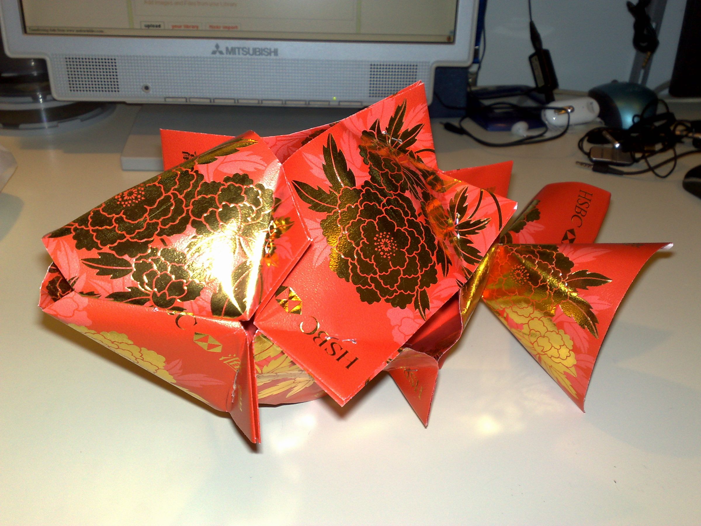 Chinese New Year Decoration - Lai See (Red Pocket) Fish