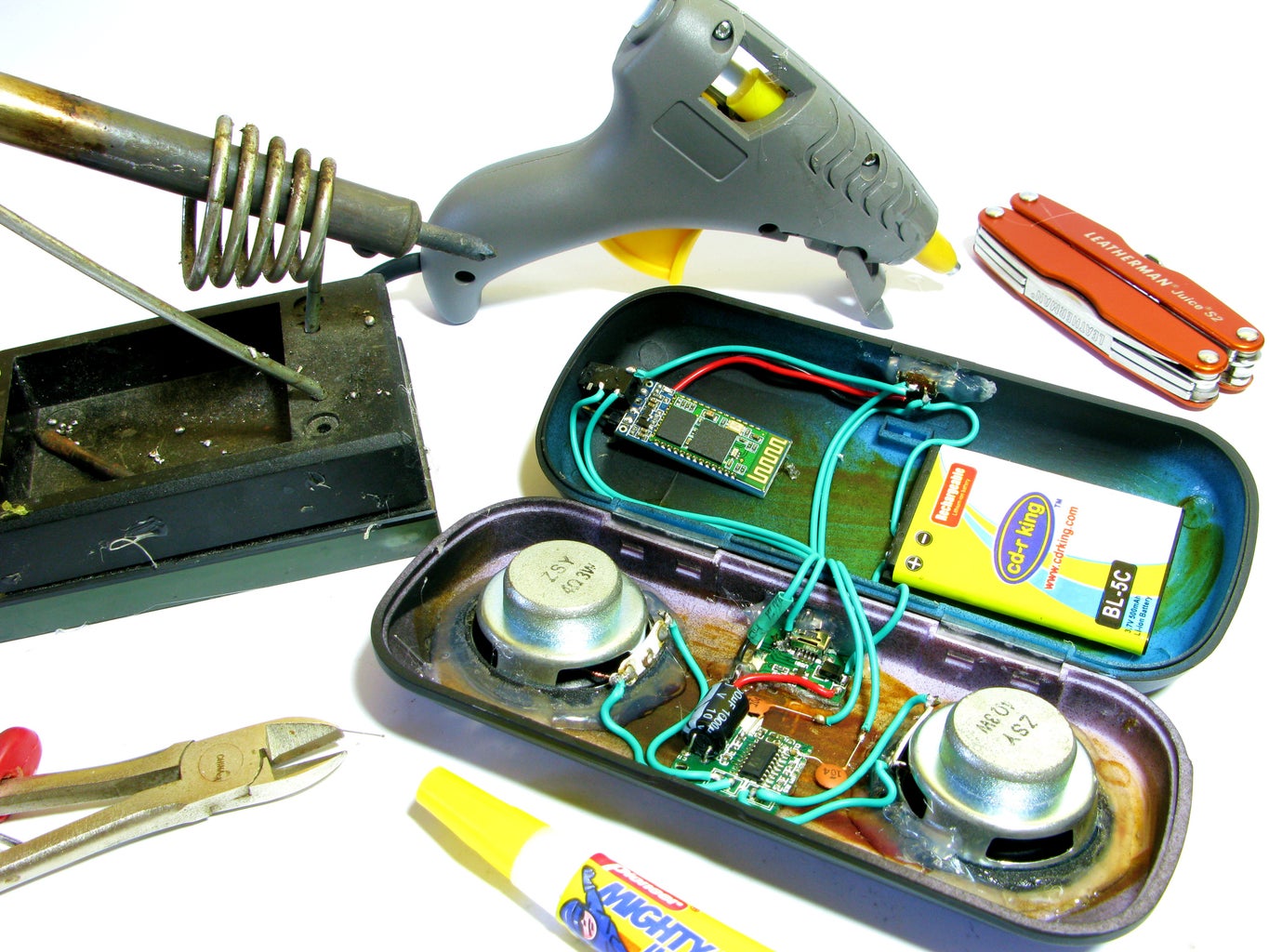 DIY Bluetooth Speaker : 9 Steps (with Pictures) Circuit Diagram