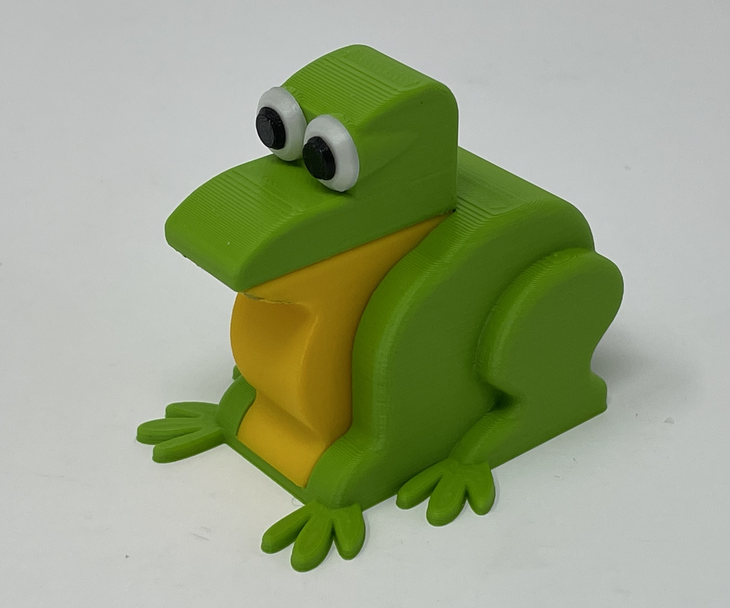 A 3D Printed Simple Mechanical Frog.