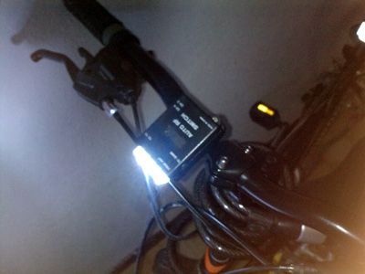 Long lasting ultra small super bright bike flashlight