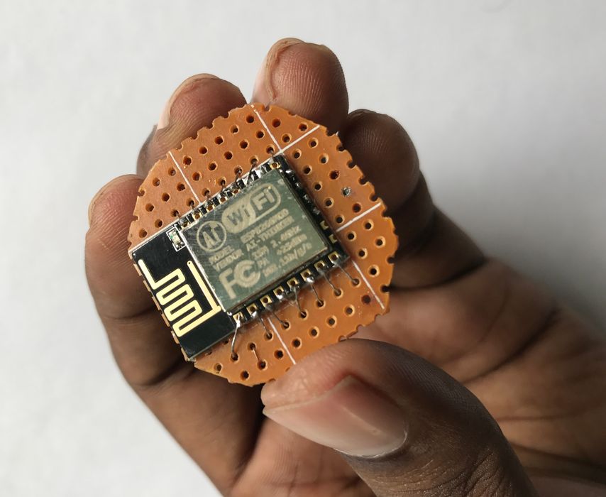 Soldering ESP8266-12E on Perfboard