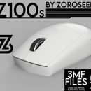 Z100s, 3D Printed Symmetric Wireless Mouse Guide
