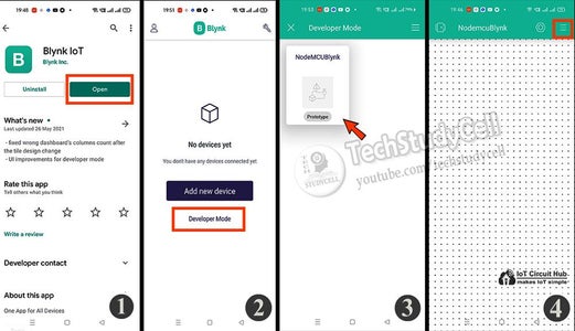 Install Blynk IoT App to Configure Mobile Dashboard