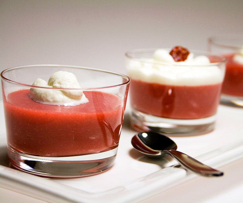 Molecular Gastronomy - Strawberry Verrines
