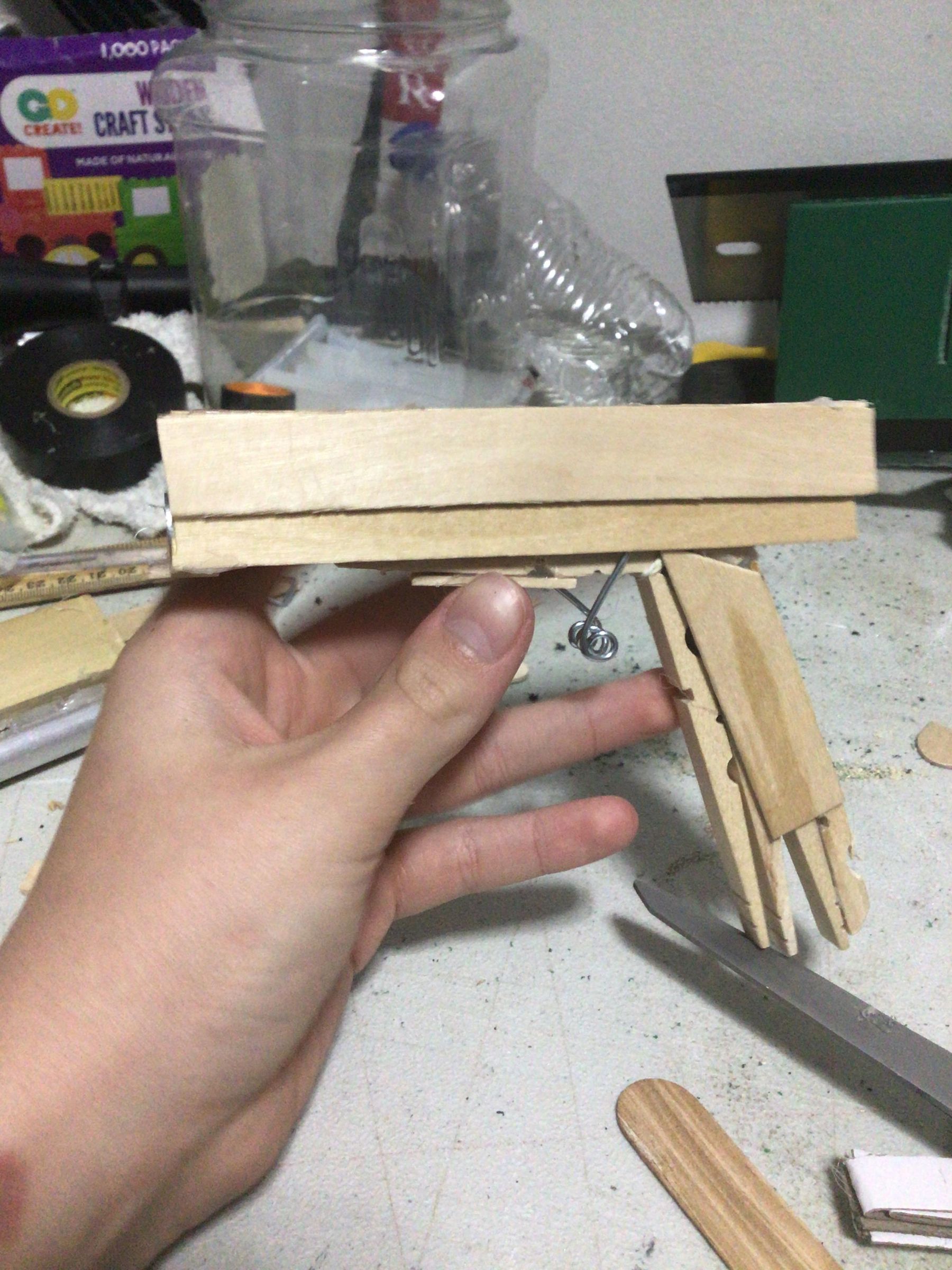Single Shot Spring Handgun : 4 Steps - Instructables