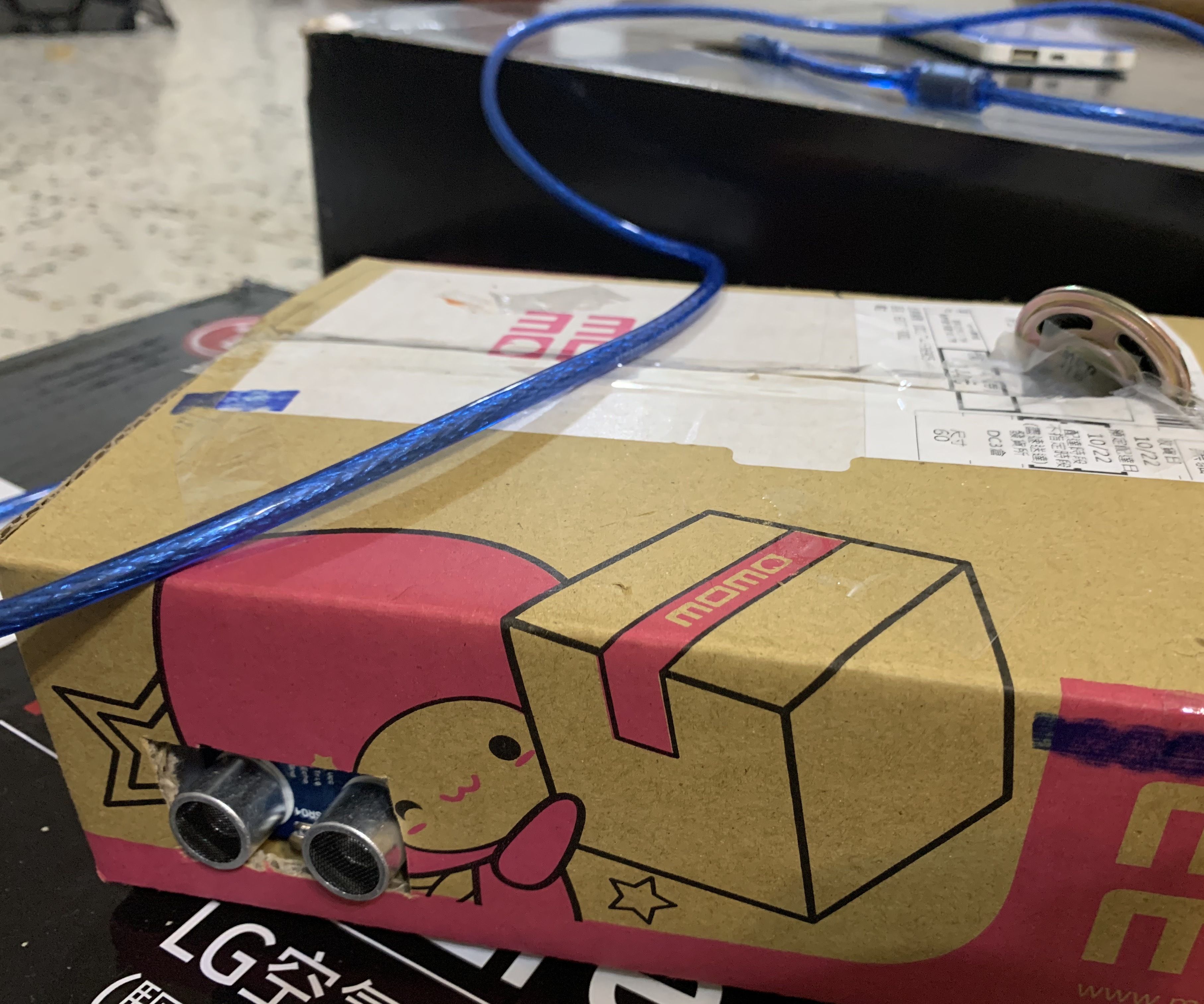 Arduino With Buzzer and HC-SR04