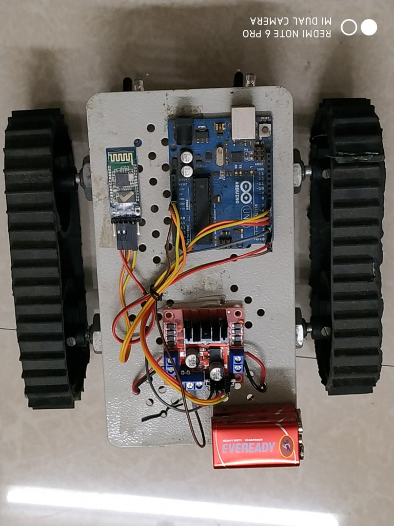 DIY Bluetooth Controlled Car : 4 Steps Circuit Diagram