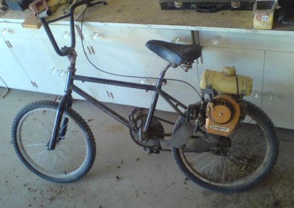 How to Power Your Bike With a Whippersnipper Motor