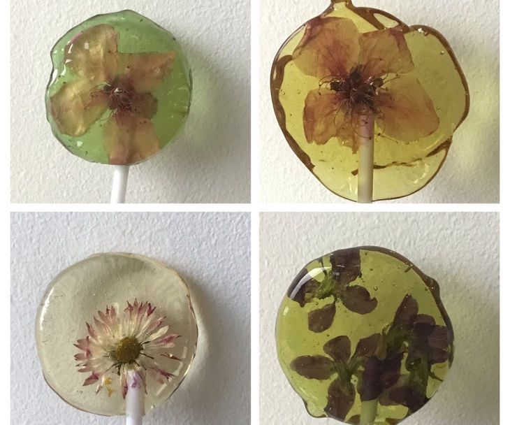 Floral Lollipops