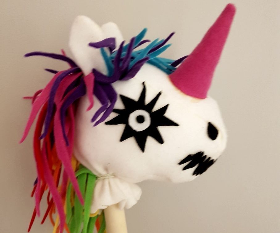 No Sew - Zombie Unicorn Hobbyhorse