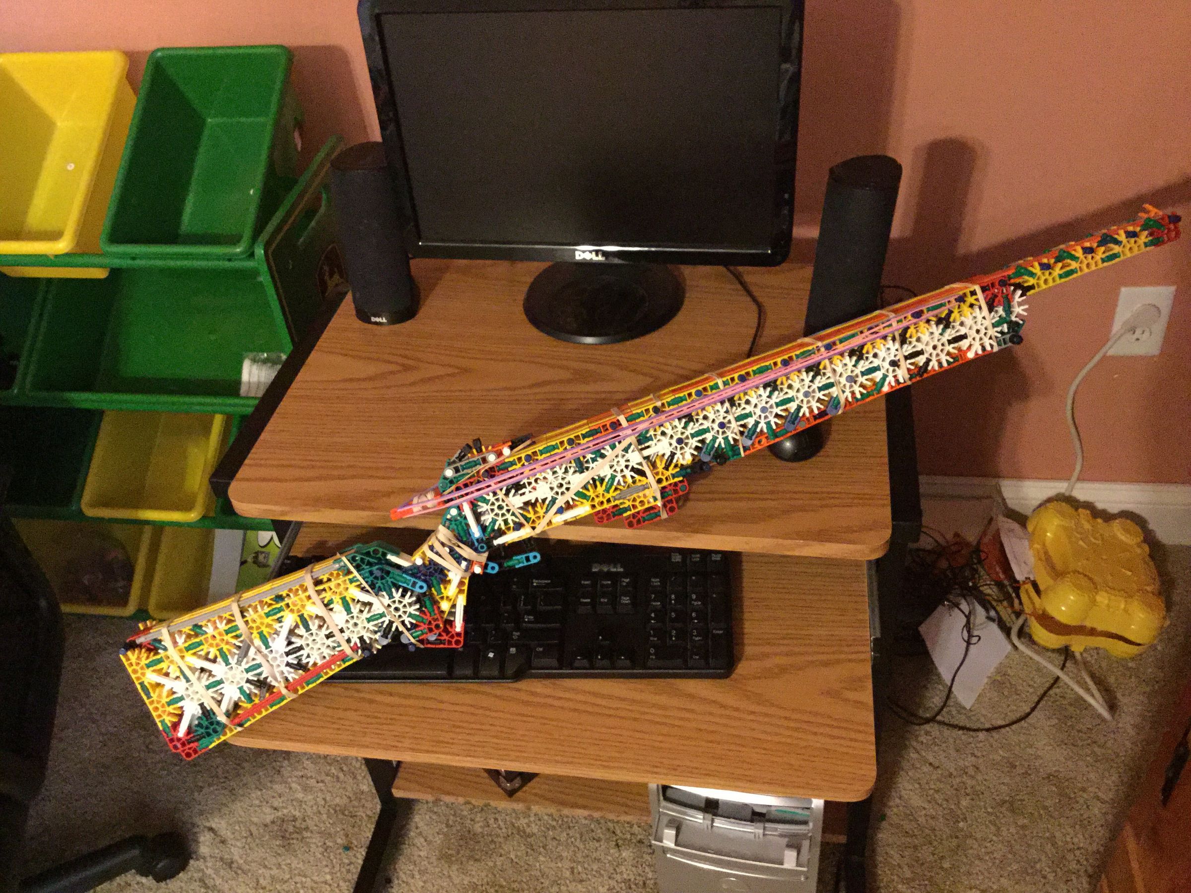 The Saber a K'nex Rifle