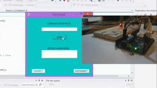 Control Arduino With  Visual Studio Via Bluetooth 