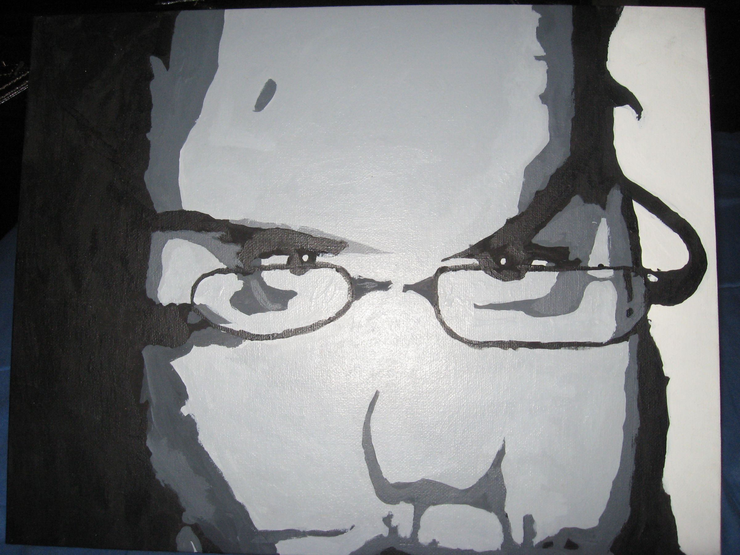 Self-portrait in Dim Lighting