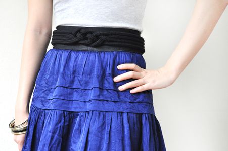 Waist Belts for Women- Making a Belt in Knotted Pattern As a Gift to Self