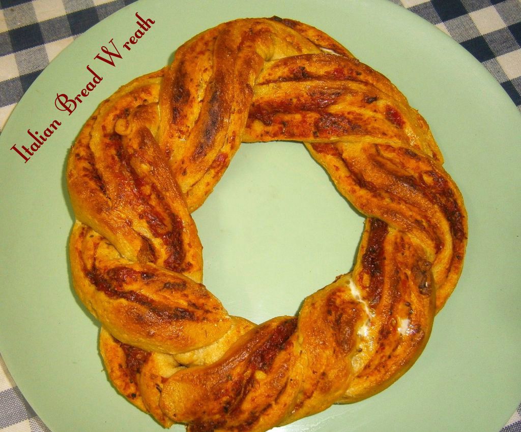 Italian Bread Wreath