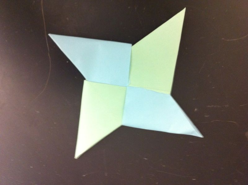 How to Make a Paper Ninja Star.