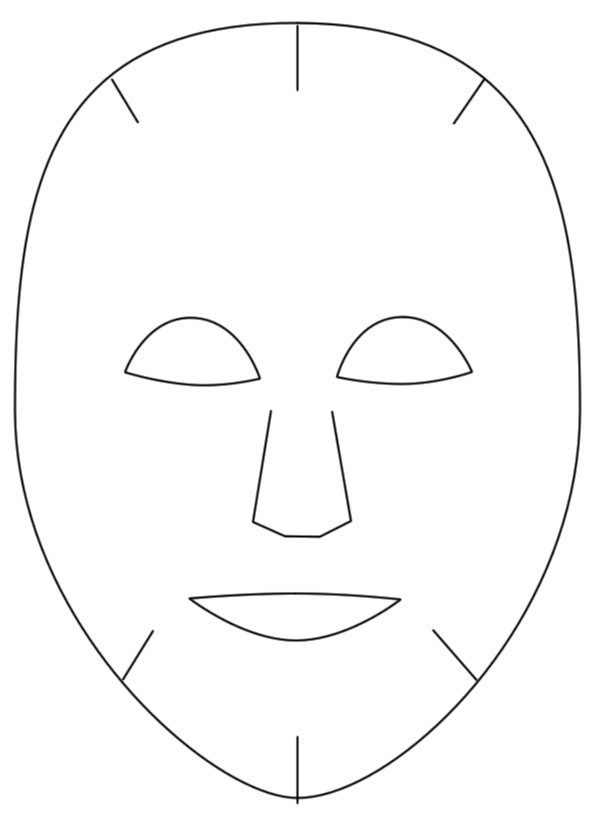 Full Face Mask Template Printable - F8EUEU4IG16CD8F 
