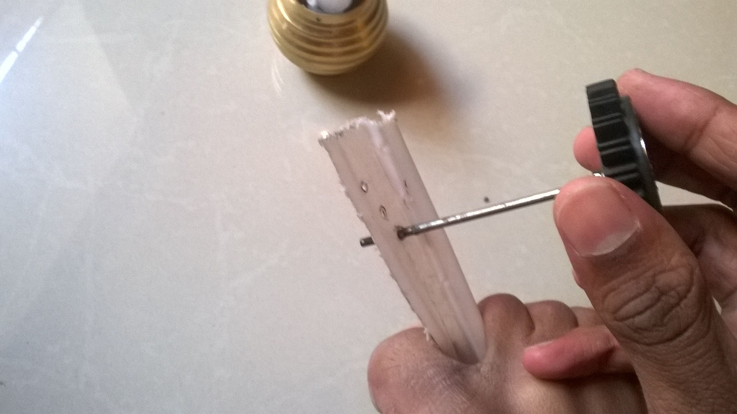 How to Make a Hole in the Plastic 3 Steps Instructables